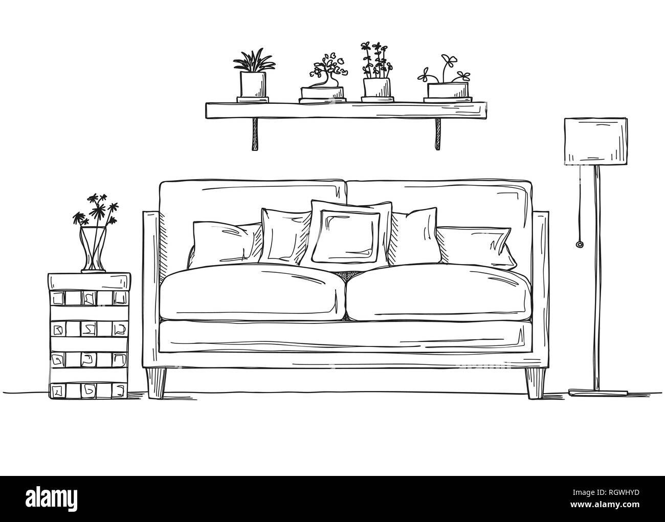 bedside floor lamp with shelf