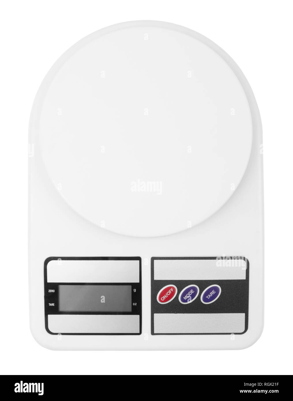 electronic scales isolated on white background Stock Photo Alamy