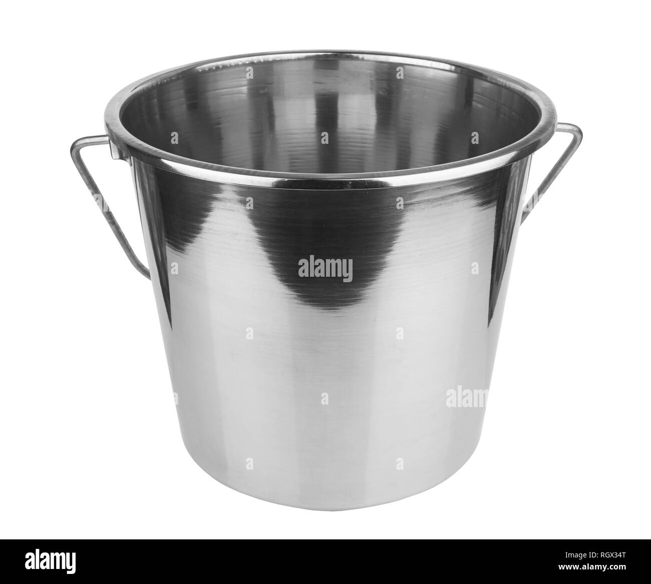 ice bucket isolated on white background Stock Photo Alamy