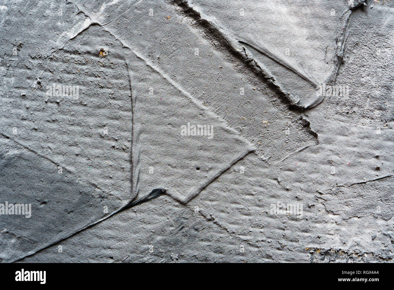 Closeup texture of gray paint on canvas. Background for decor ...