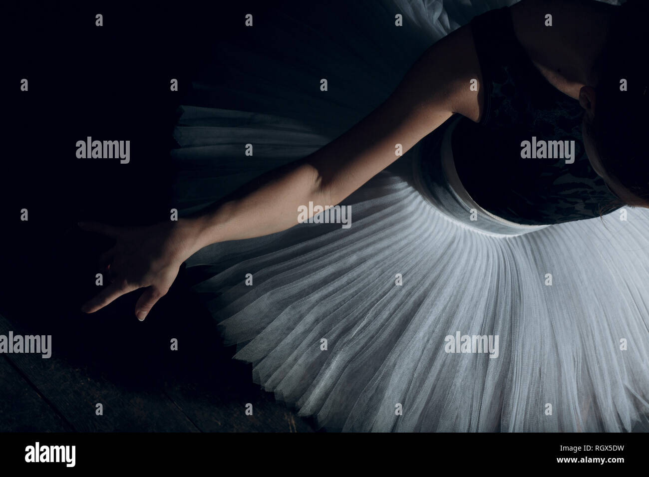 Ballerina sitting with tutu hi-res stock photography and images - Alamy