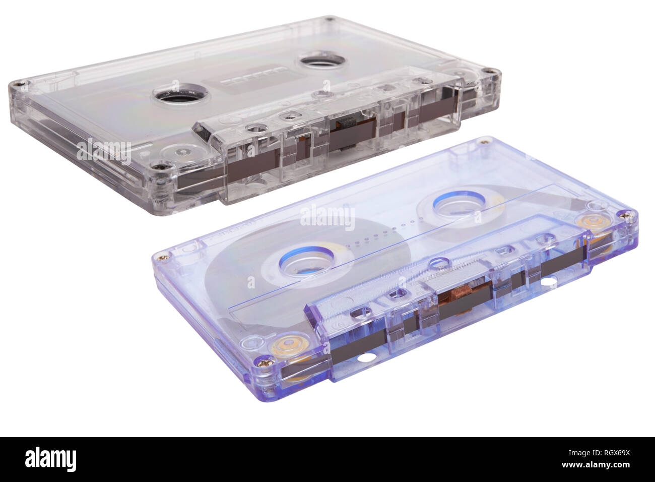 Old retro cassette isolated on white background Stock Photo - Alamy