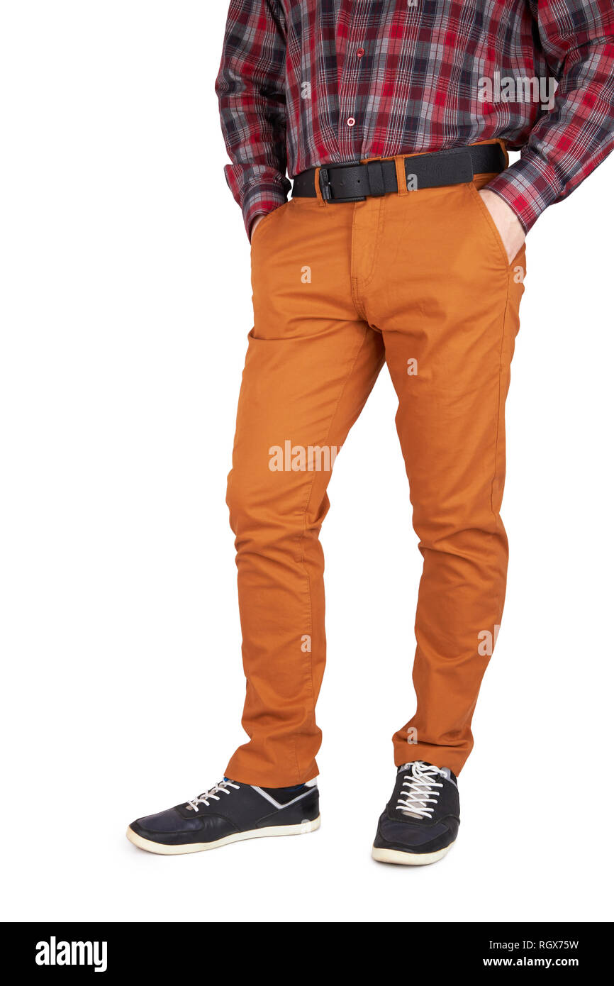 Khaki pants man hi-res stock photography and images - Alamy