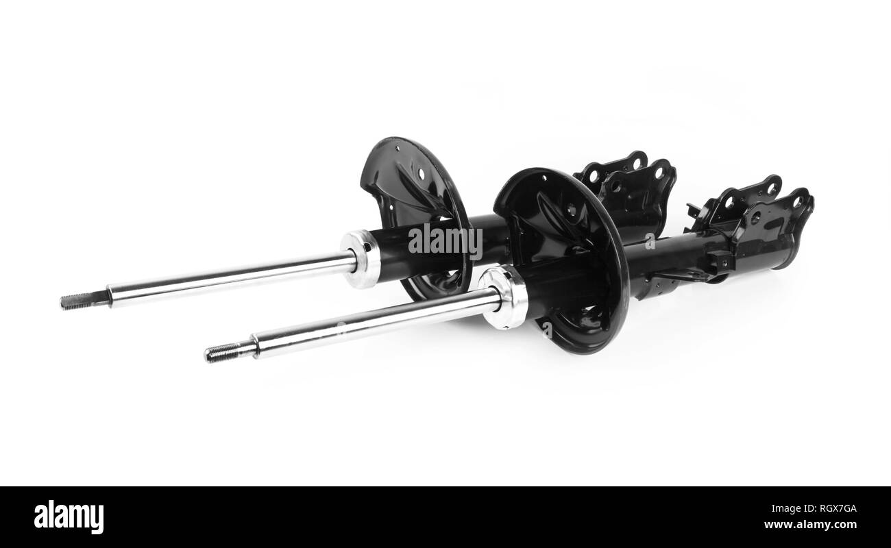 shock absorbers suspension isolated on white background Stock Photo Alamy