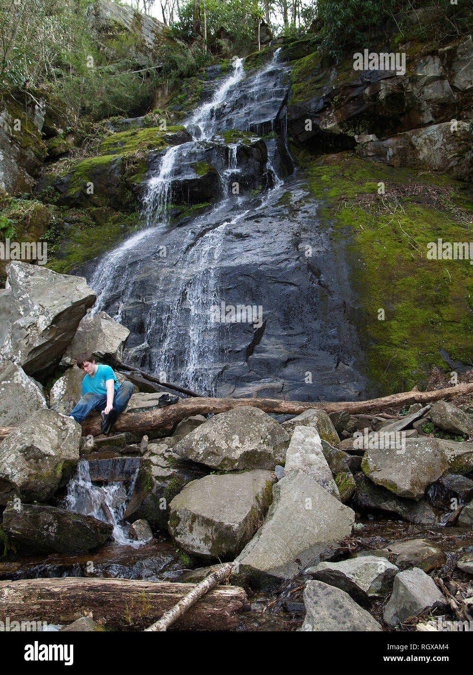 Henwallow falls hi-res stock photography and images - Alamy