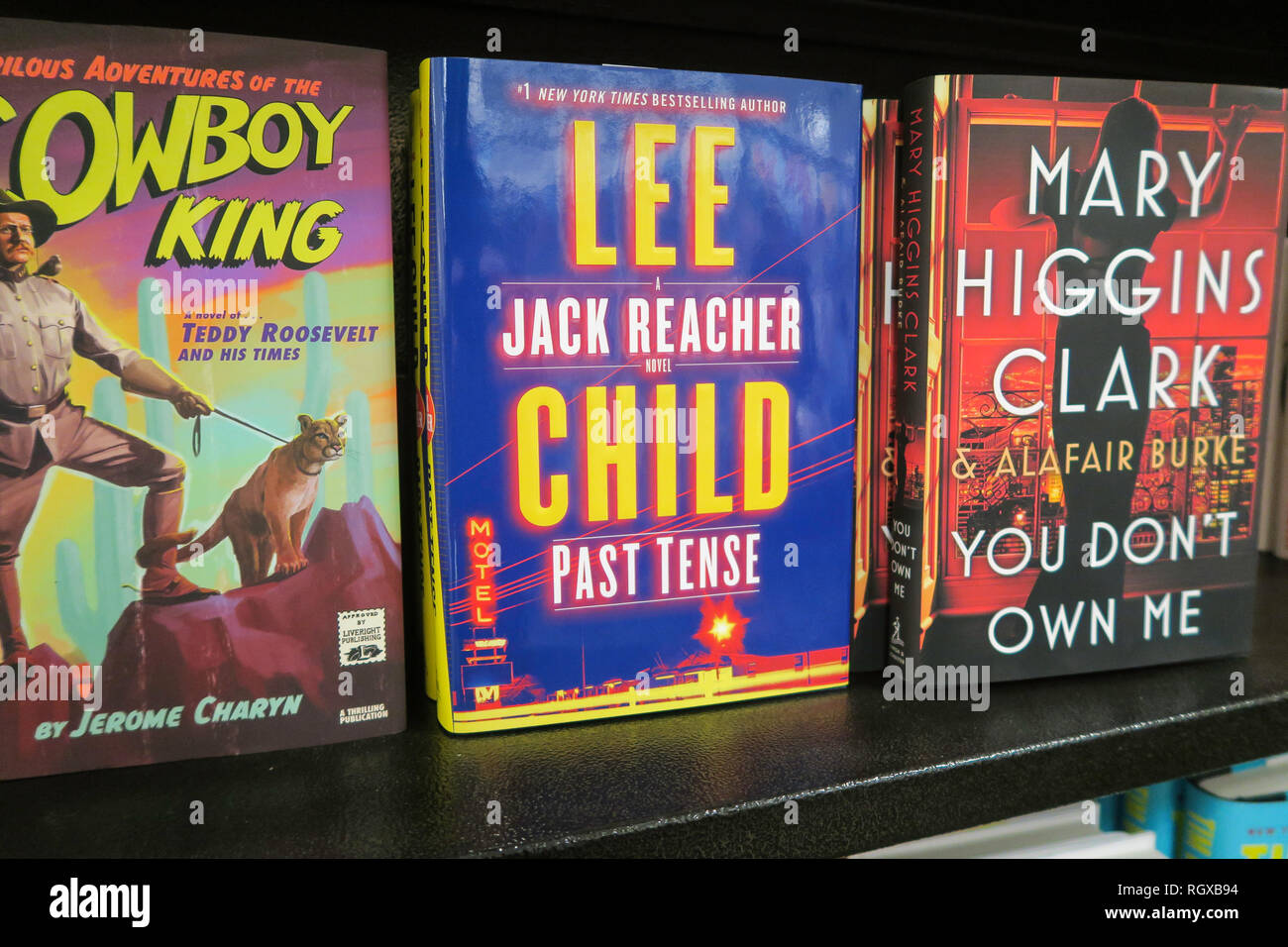 Barnes & Noble Booksellers Book Display, NYC, USA Stock Photo