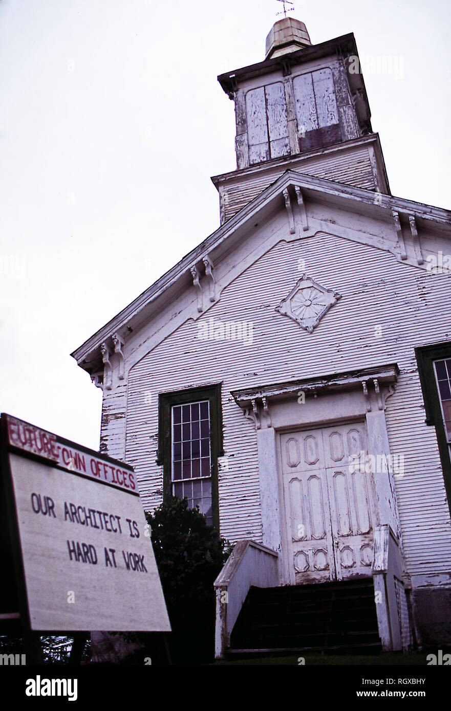 Church being renovated for new town hall asking for patience in