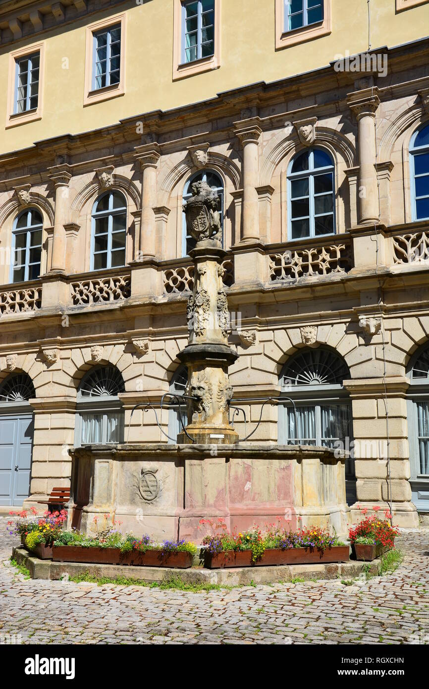 View in the city of Coburg, Bavaria, region Upper Franconia, Germany Stock Photo