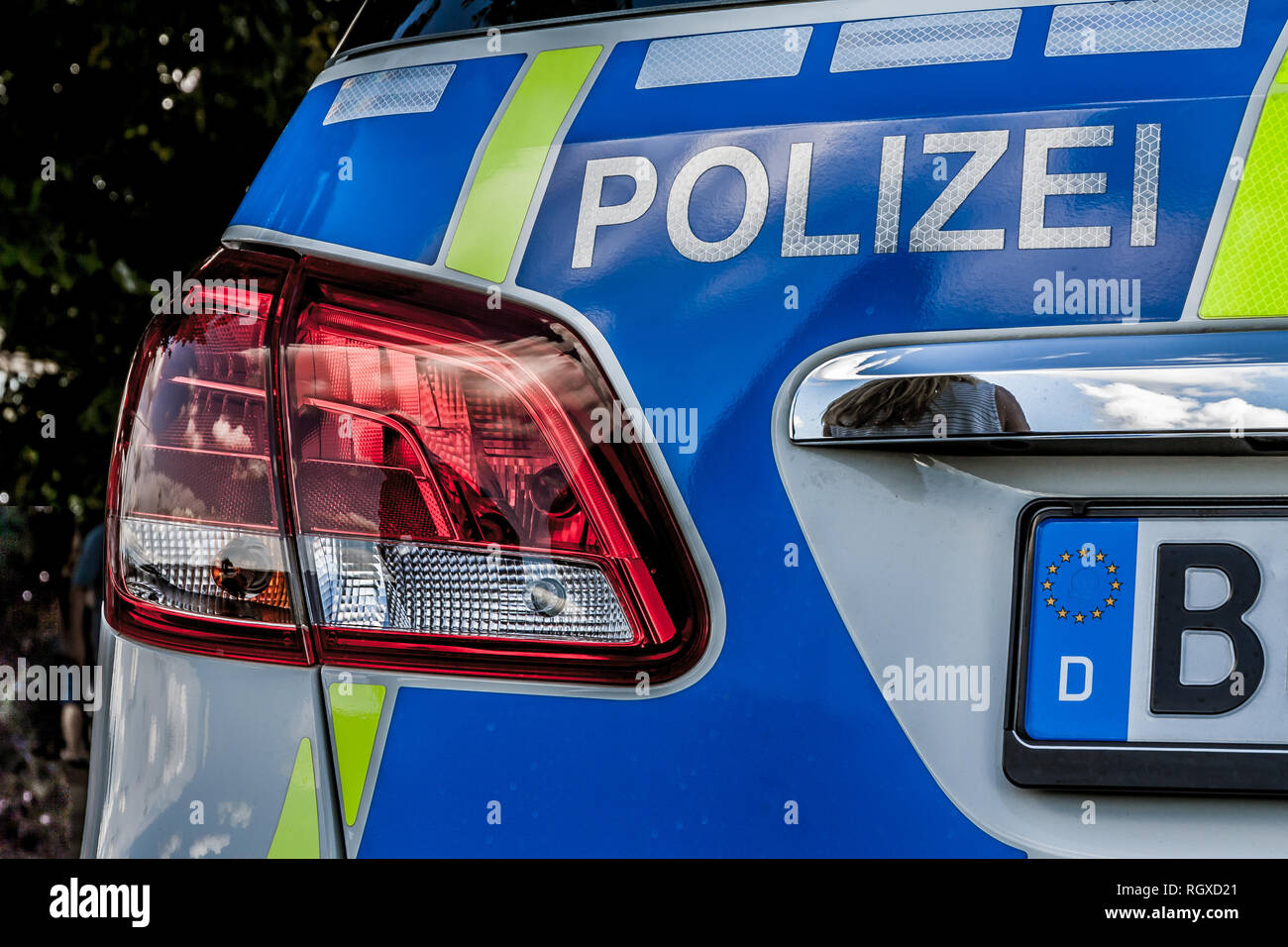 German police car Stock Photo - Alamy