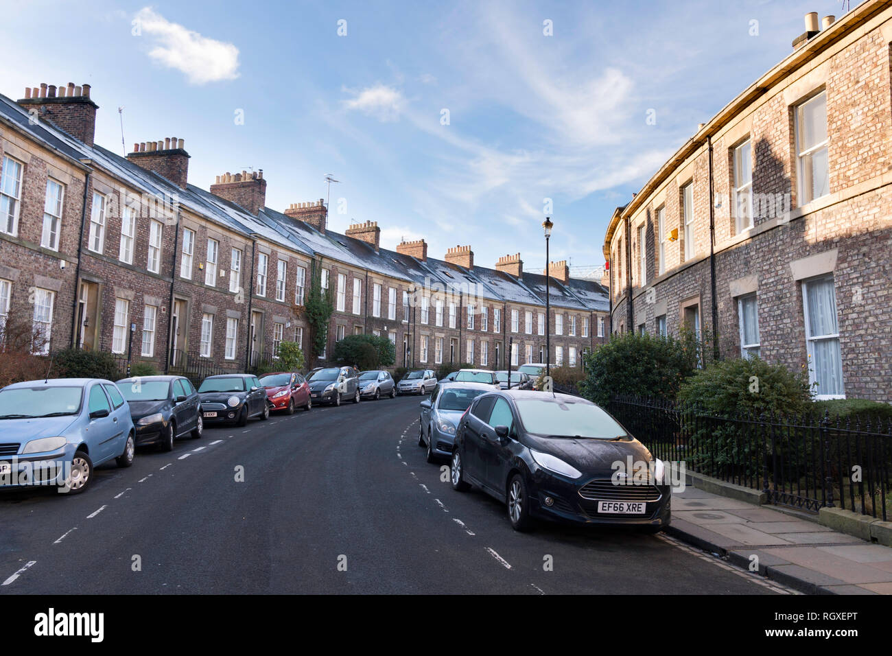 St Thomas' Crescent, Victorian terrace in Newcastle upon Tyne, England