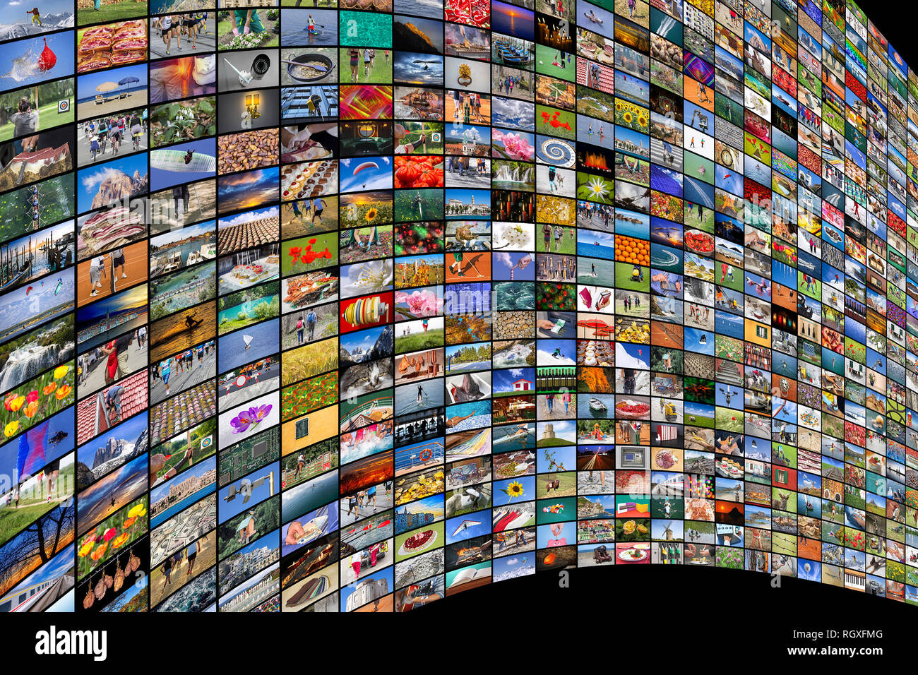 Screens collage hires stock photography and images Alamy