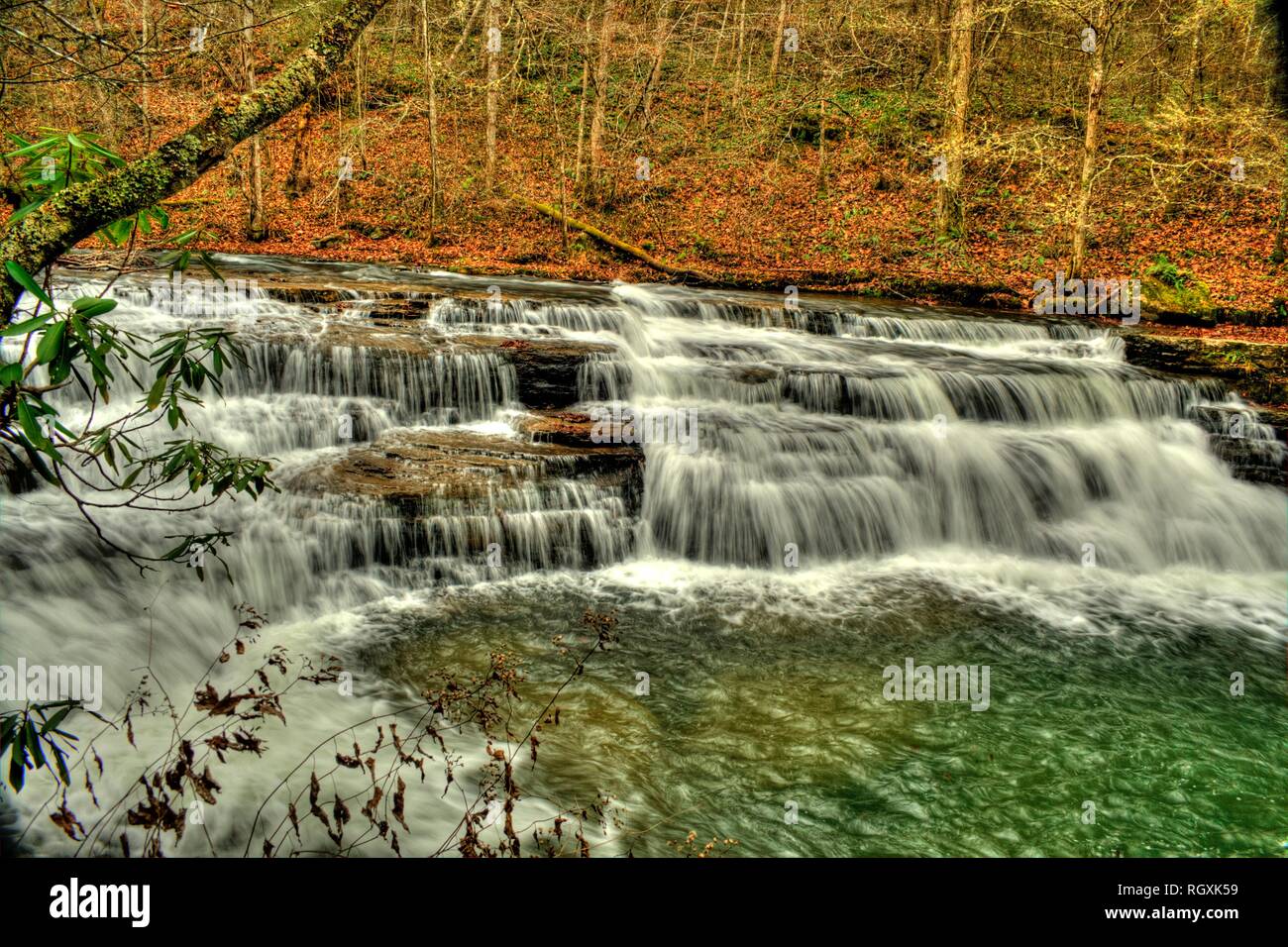 Campbell Falls, Camp Creek State Park, West Virginia Stock Photo - Alamy