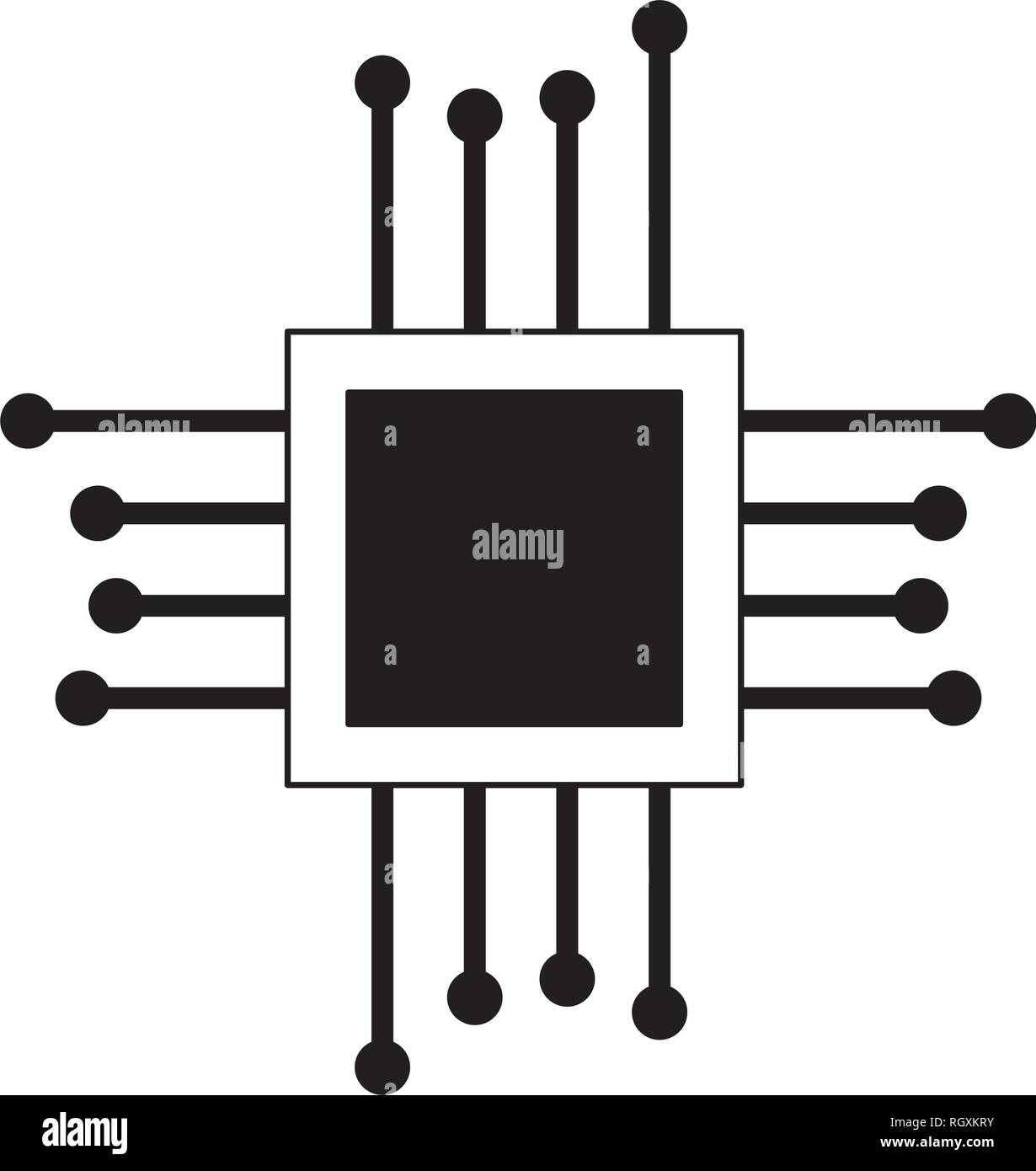 motherboard circuit hardware Stock Vector Image & Art - Alamy