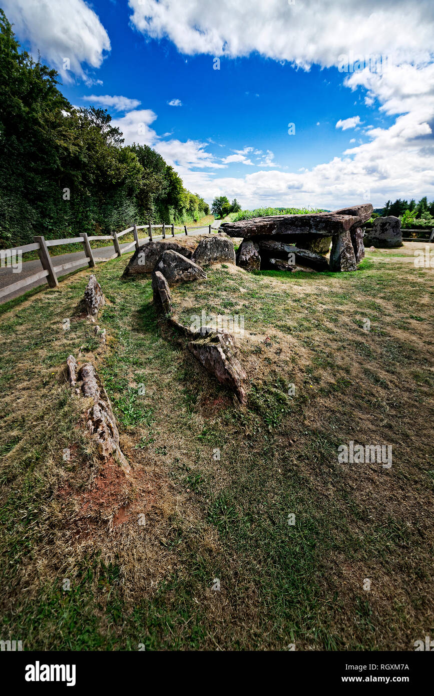 Arthur's Stone, Herefordshire is a Neolithic chambered tomb, or Dolmen, dating from 3,700 BC