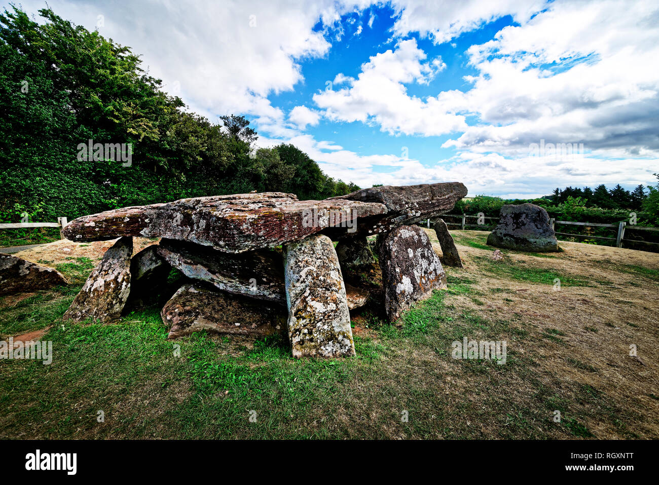 Arthurs stone dorstone herefordshire neolithic hires stock photography