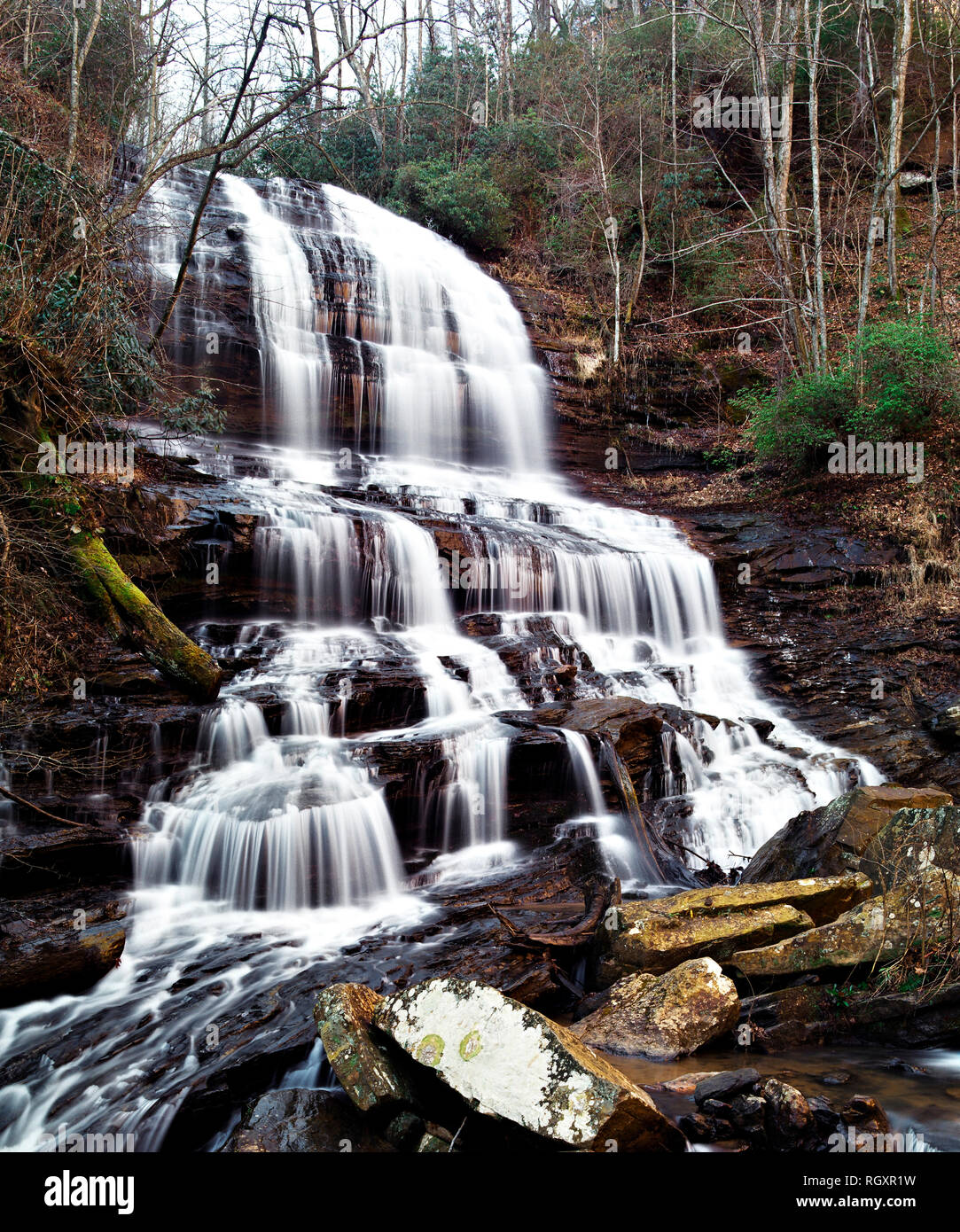 PEARSON FALLS SALUDA NORTH CAROLINA Stock Photo Alamy