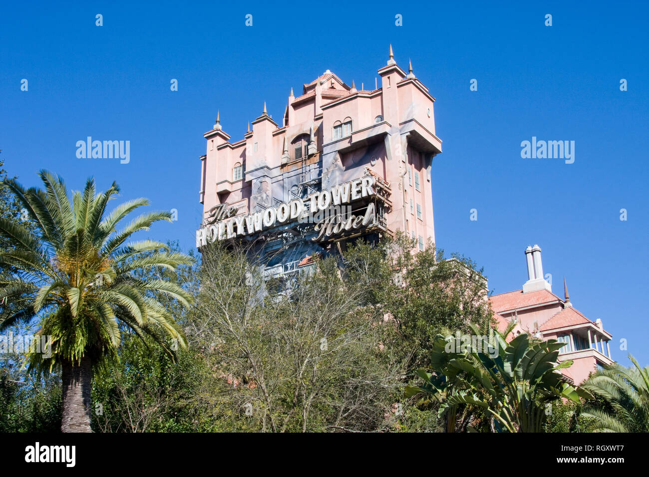 Tower of Terror, MGM Walt Disney Studios, Orlando, Florida, USA Stock Photo
