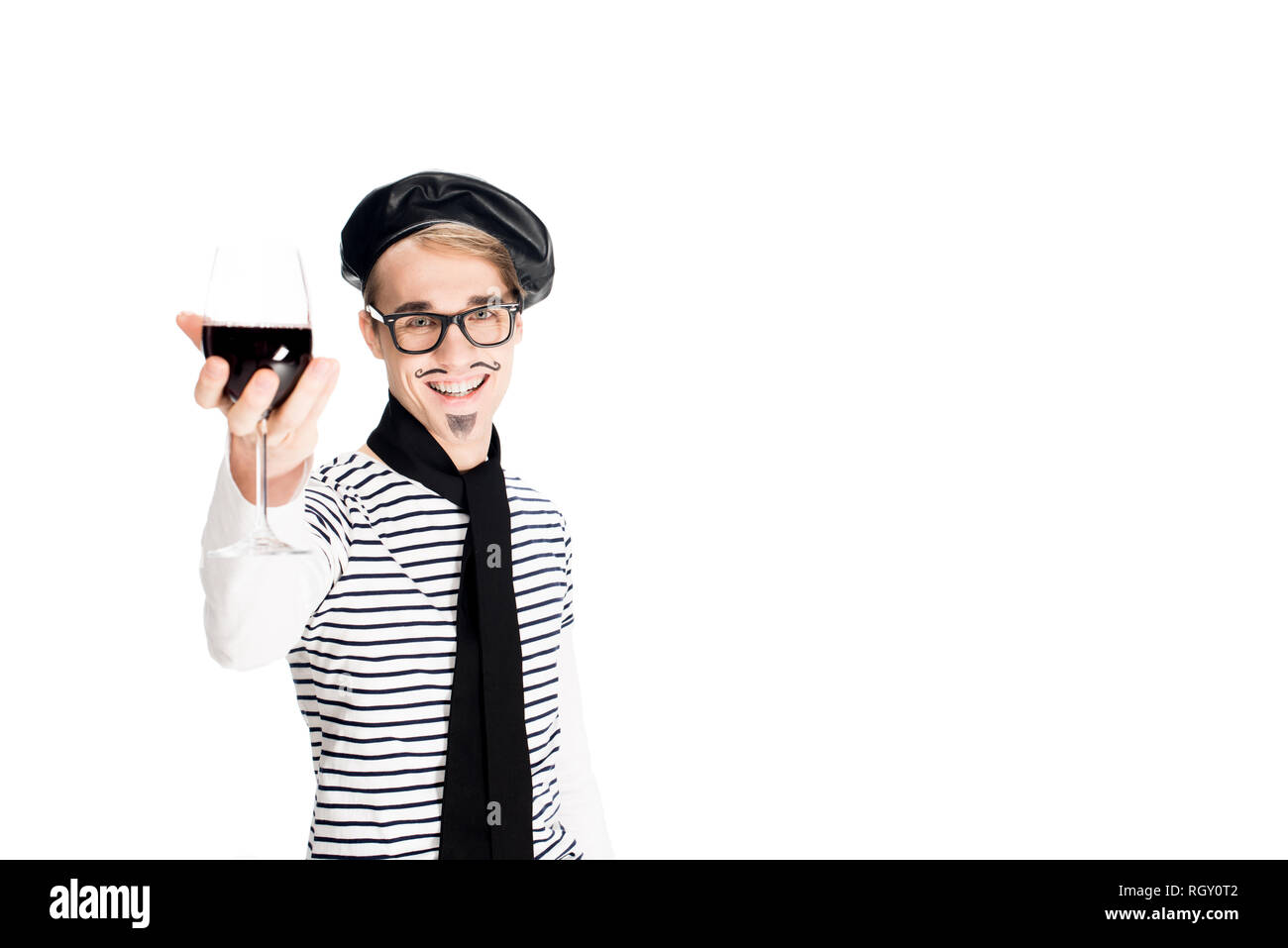 French man beret hi-res stock photography and images - Alamy