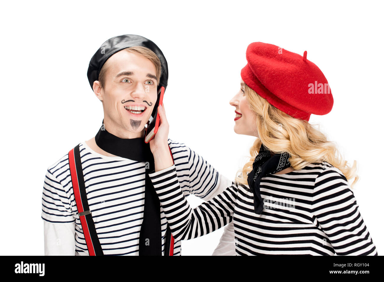 French woman beret hi-res stock photography and images - Alamy