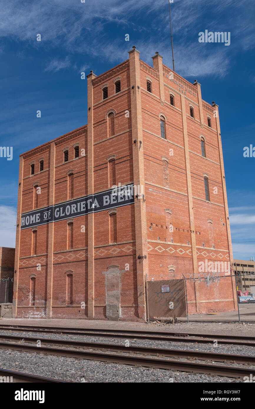 Southwestern Brewery and Ice Company Home of Glorieta Beer Stock Photo