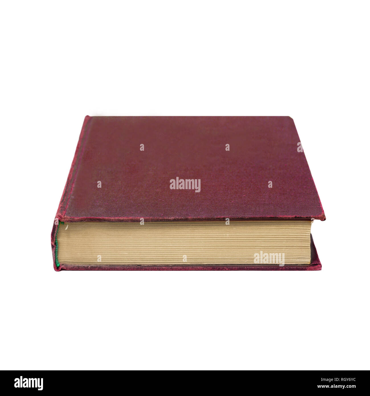 Book vintage isolated on white background Stock Photo