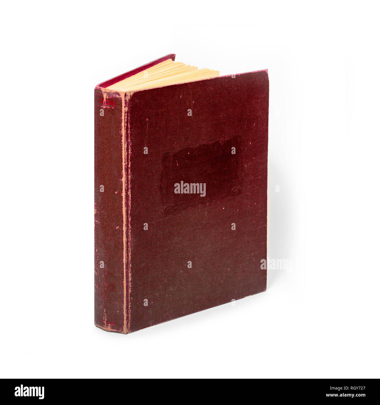 Book vintage isolated on white background Stock Photo