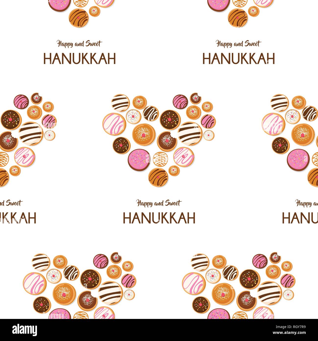 Colorful delicious sweet donuts spinning hi-res stock photography and ...