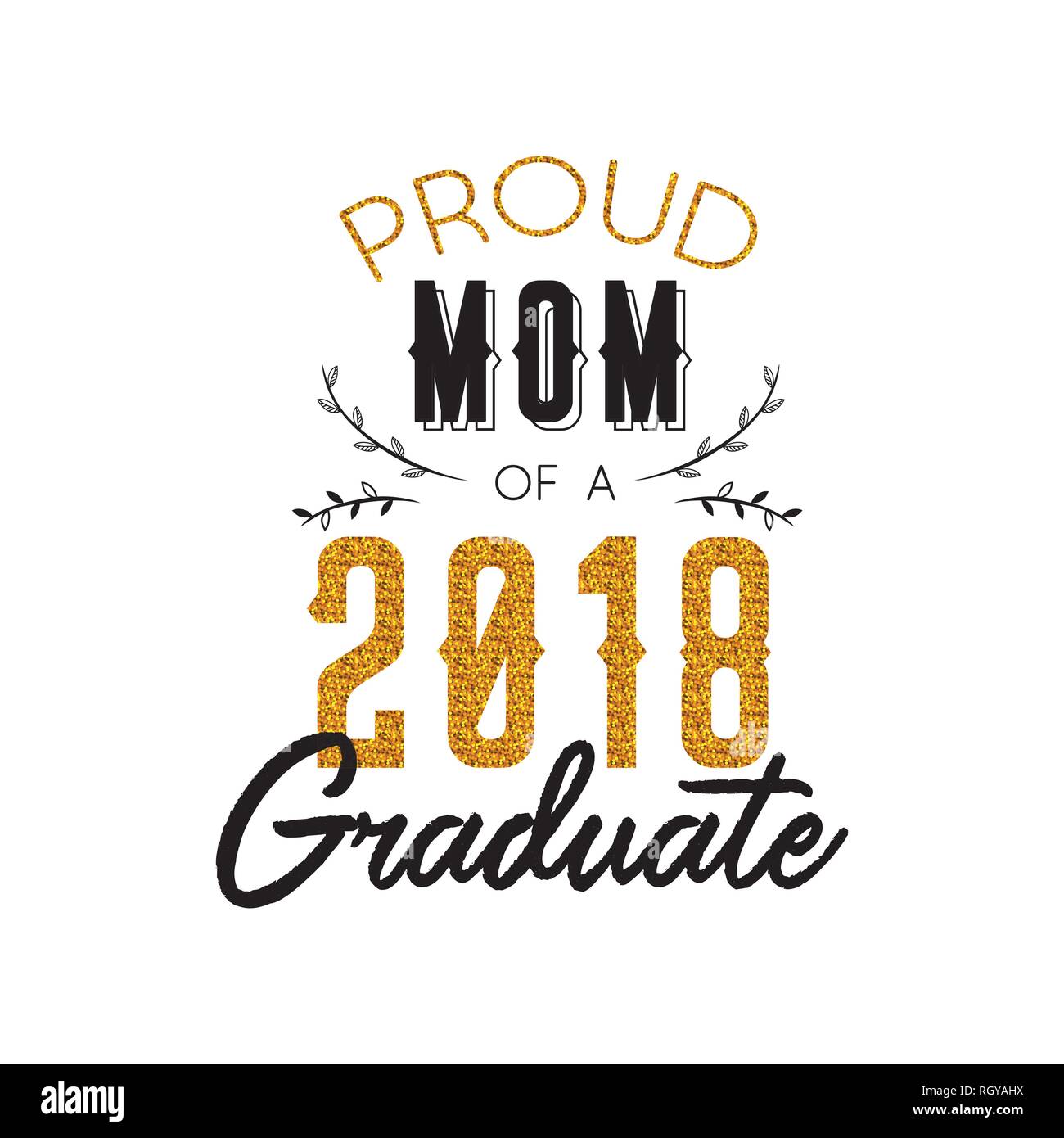 Graduation wishes overlays, lettering labels design. Template for graduation design, t-shirt, high school or college graduate, yearbook. Modern callig Stock Vector