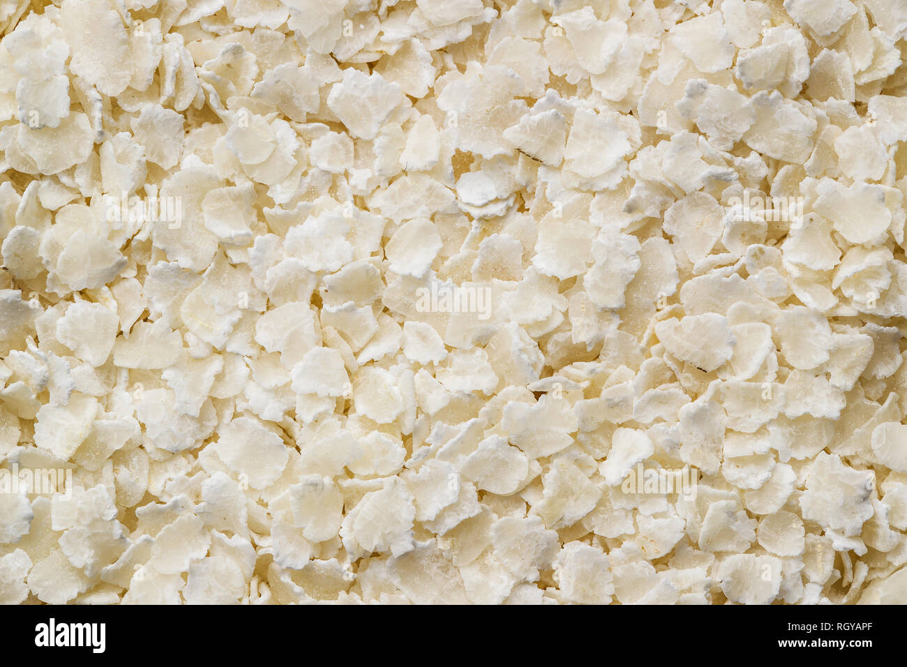 Cereal rice flakes. Top view Stock Photo - Alamy