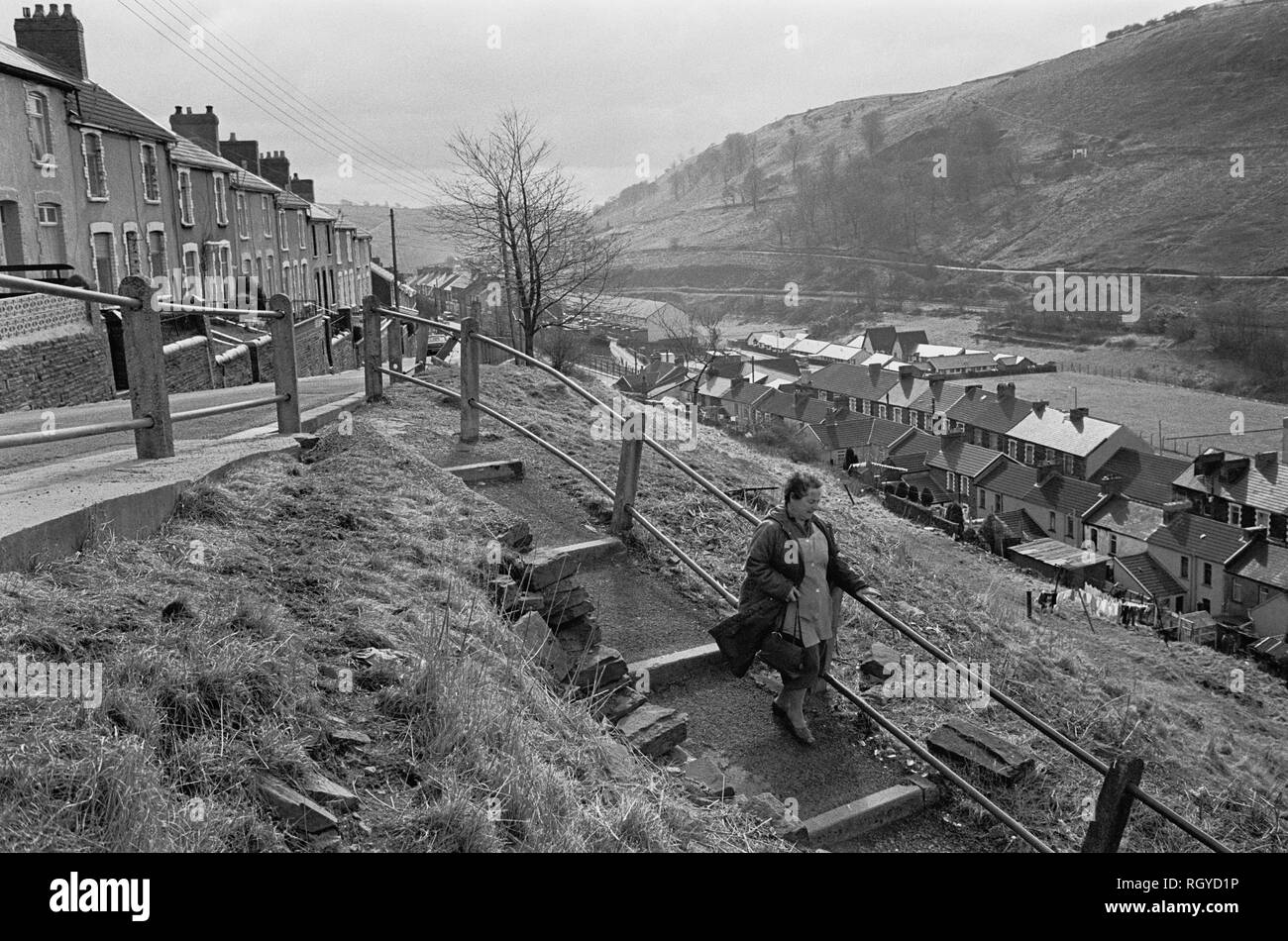 New Tredegar, South Wales,1987 Stock Photo Alamy