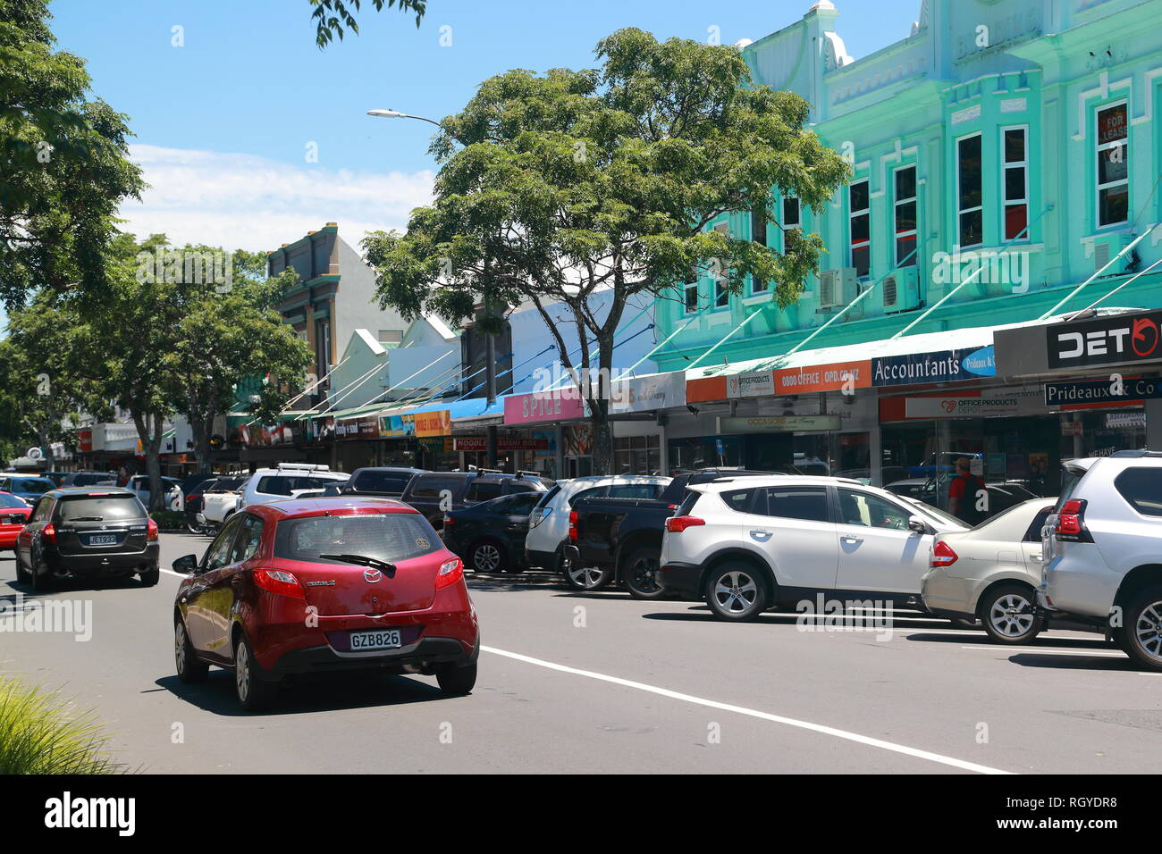 The Strand in Whakatane, New Zealand Stock Photo Alamy