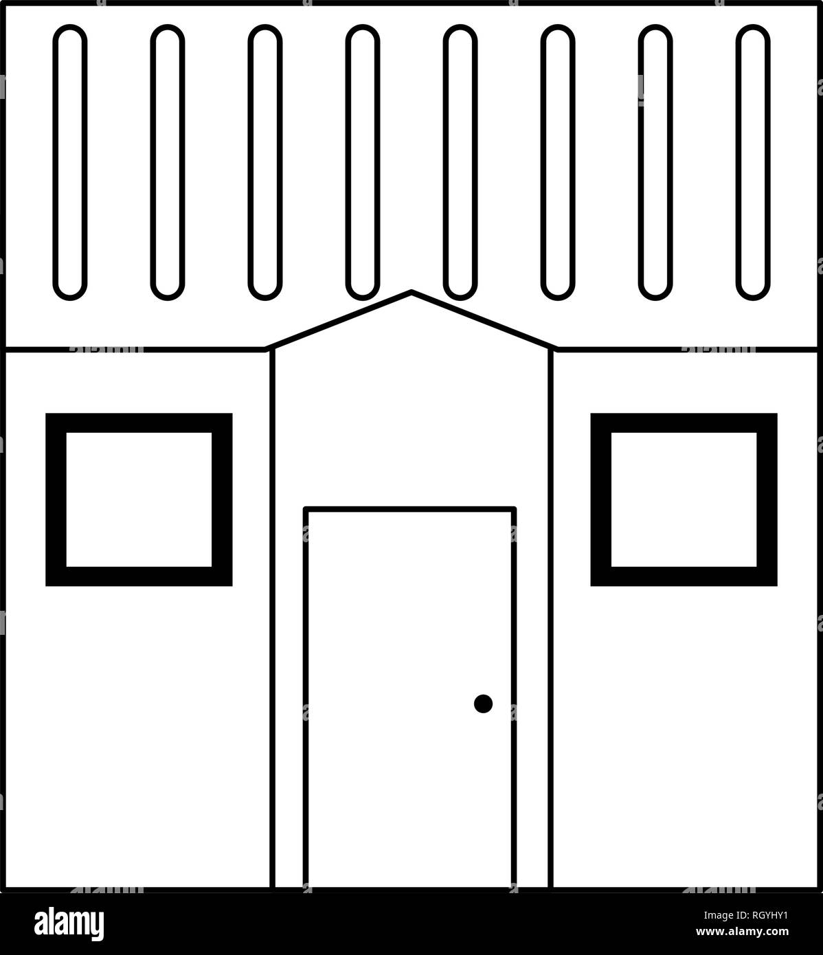 House real estate symbol black and white Stock Vector Image & Art - Alamy