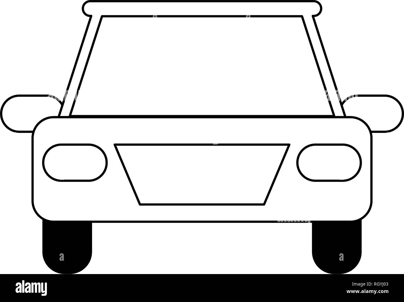 Frontview Black and White Stock Photos & Images - Alamy