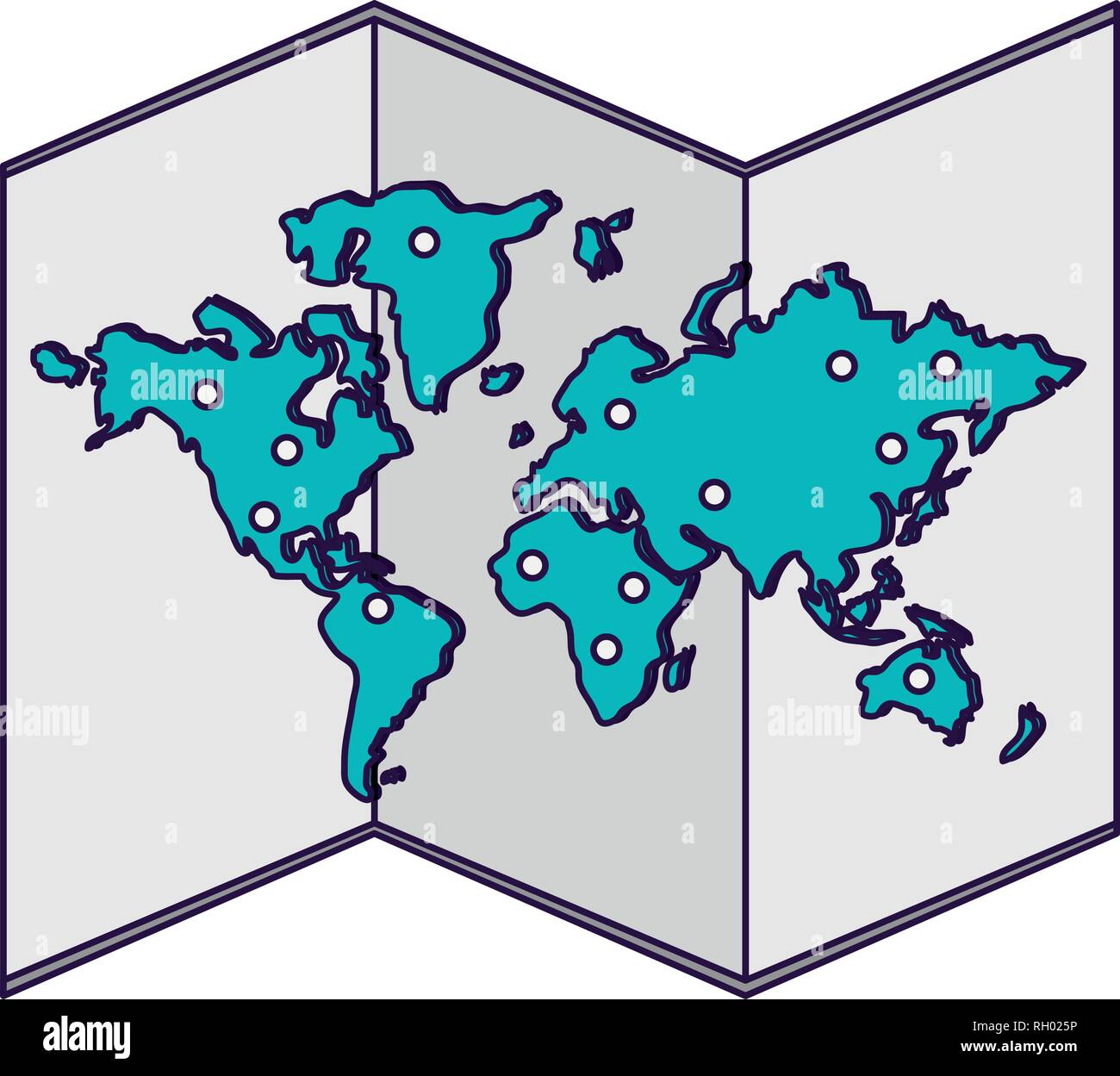 World map isolated Stock Vector Image & Art - Alamy