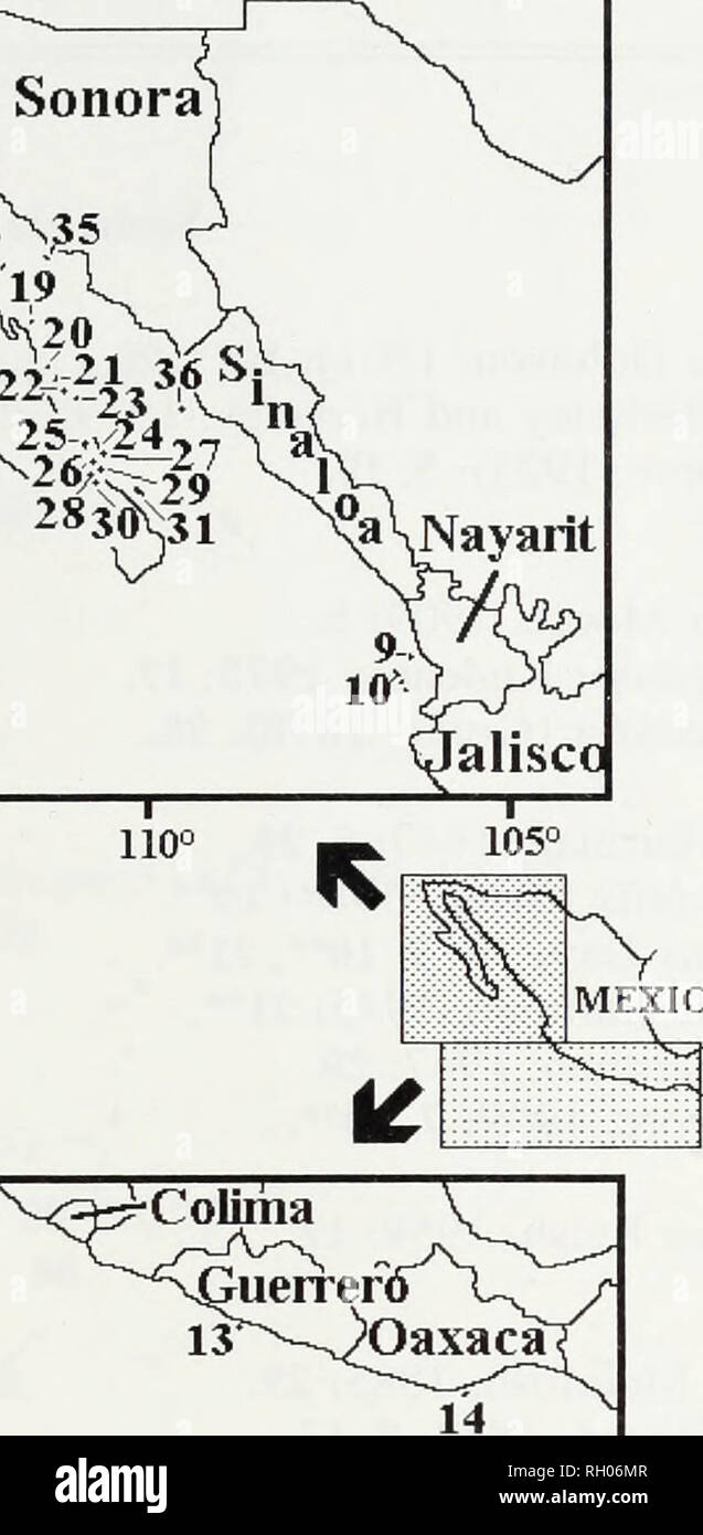 Sonora Baja California And Baja California Sur High