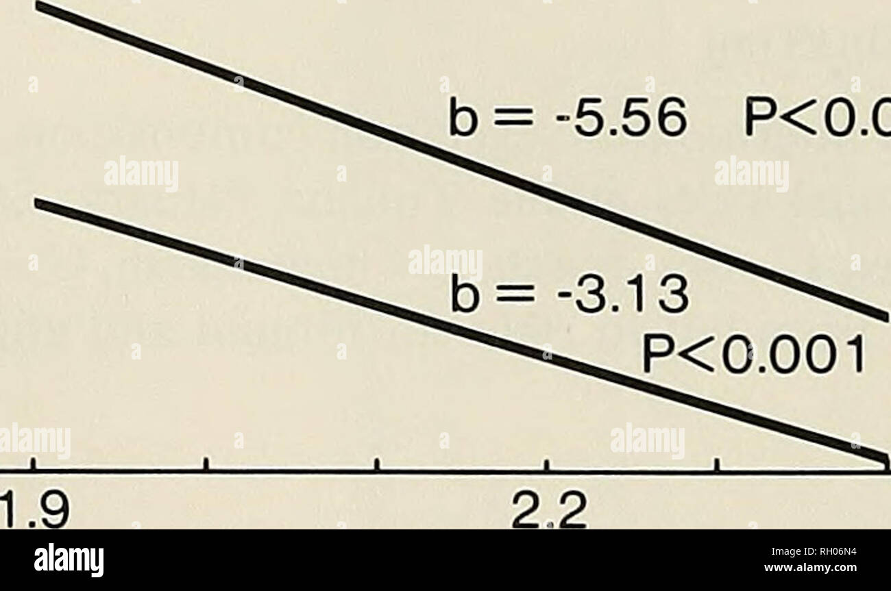 . Bulletin. Science; Natural history; Natural history. Central 9 September 1984 N = 29 001 Base Top 2.8 2.2 2.5 ELEVATION ABOVE MLLW(m) Fig. 3. Regression lines for mound top and mound edge soil salinities on elevation above Mean Lower Low Water for mound fields at the Tijuana Estuary, San Diego County, California. icant, however, only for the Central area, the least disturbed mound group, and for all mound areas taken together. No significant relation existed between ele- vation above MLLW and distance to nearest neighbor. Soil Salinity and Soil Disturbance by Animals Soil salinity, expressed Stock Photo