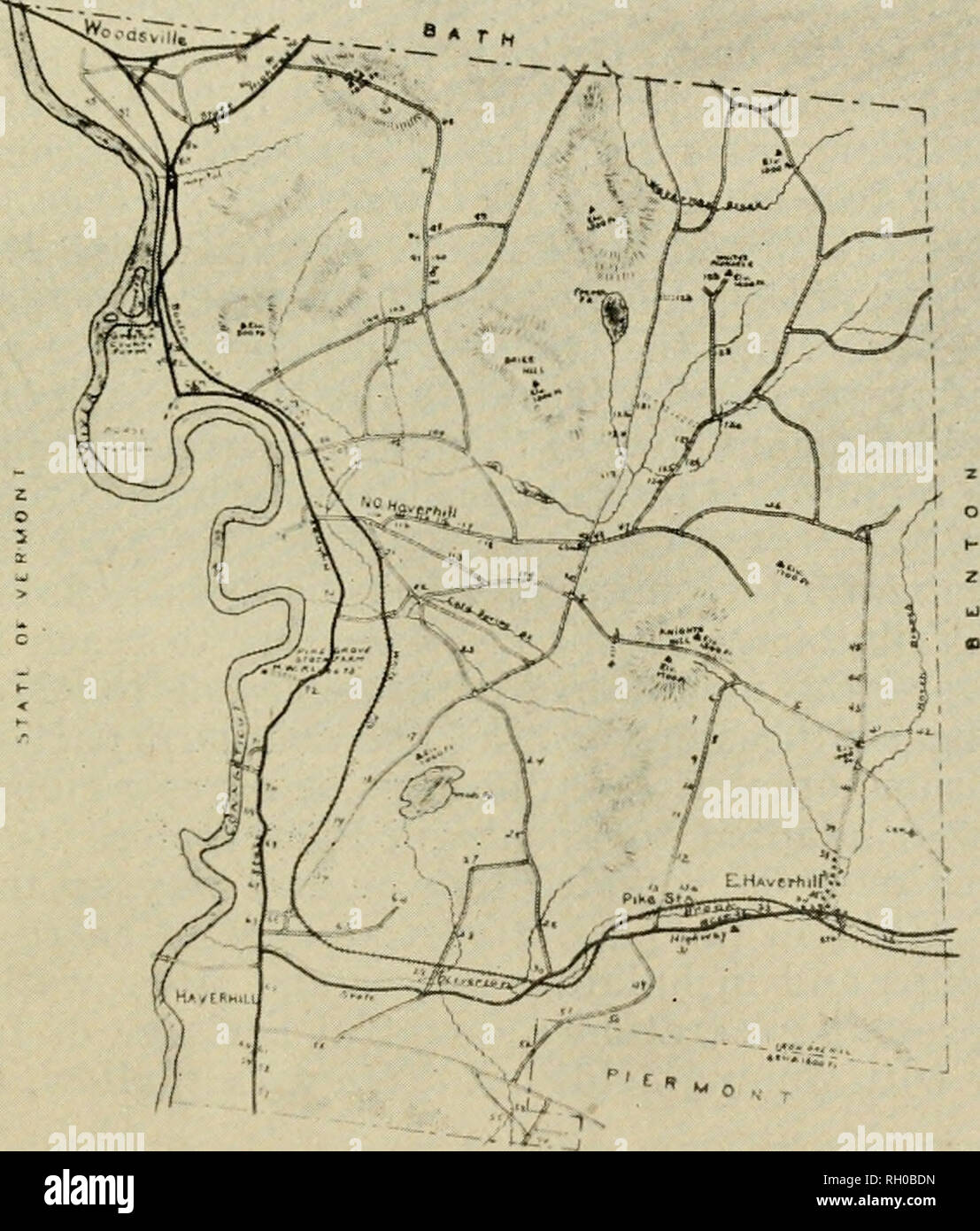 Haverhill new hampshire map hires stock photography and images Alamy