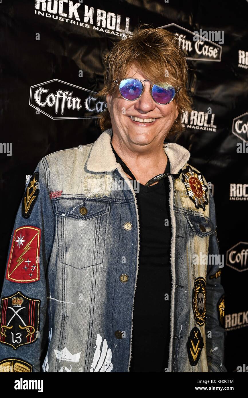 Anaheim, California, USA. 26th Jan, 2019. Richie Onori at the Ultimate NAMM Night at the NAMM Show Winter January 2019 at the Anaheim Convention Center, Anaheim California Credit: Dave Safley/ZUMA Wire/Alamy Live News Stock Photo