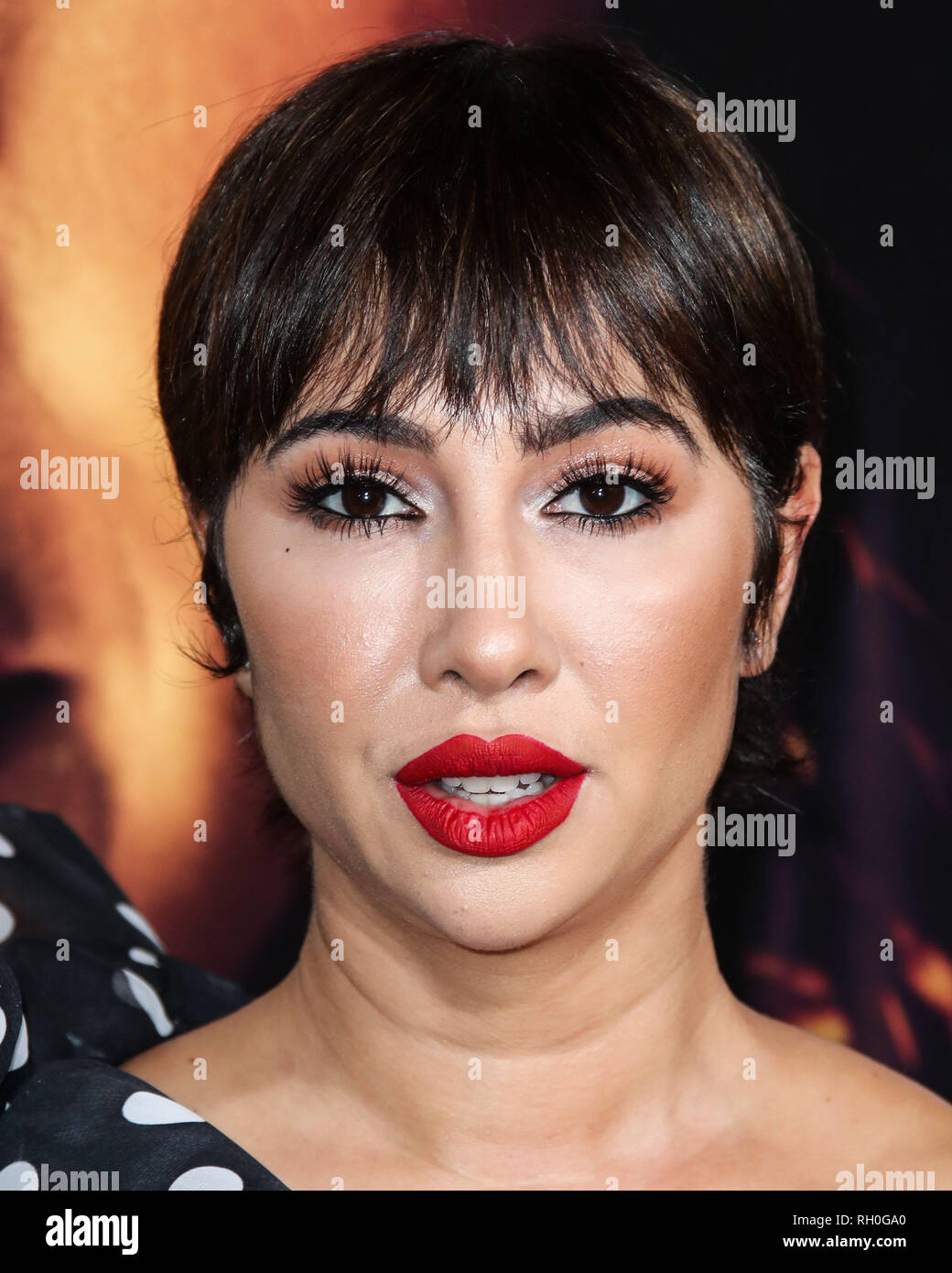 LOS ANGELES, CA, USA - JANUARY 30: Actress Jackie Cruz wearing Viktor