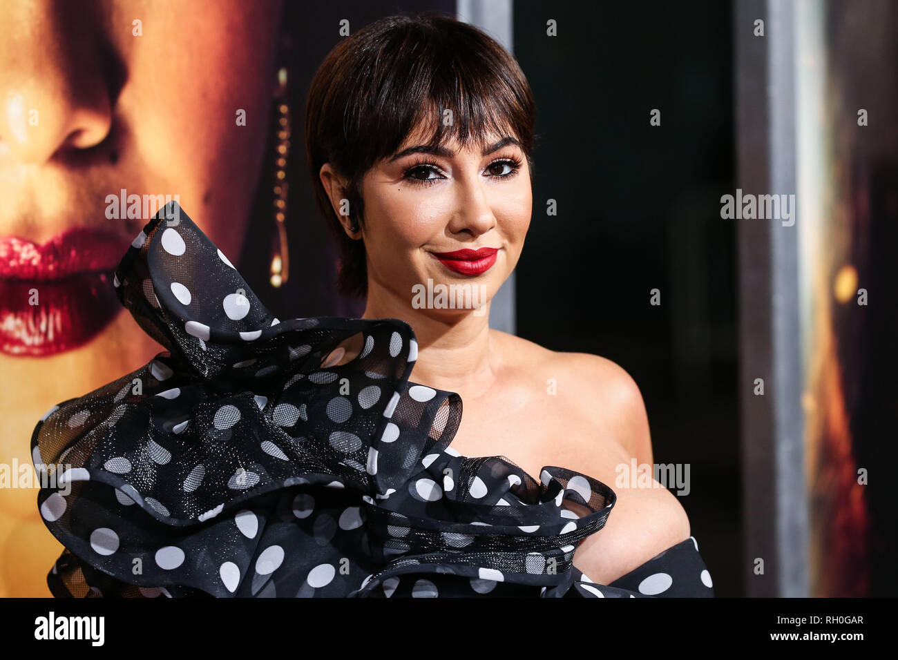 LOS ANGELES, CA, USA - JANUARY 30: Actress Jackie Cruz wearing Viktor