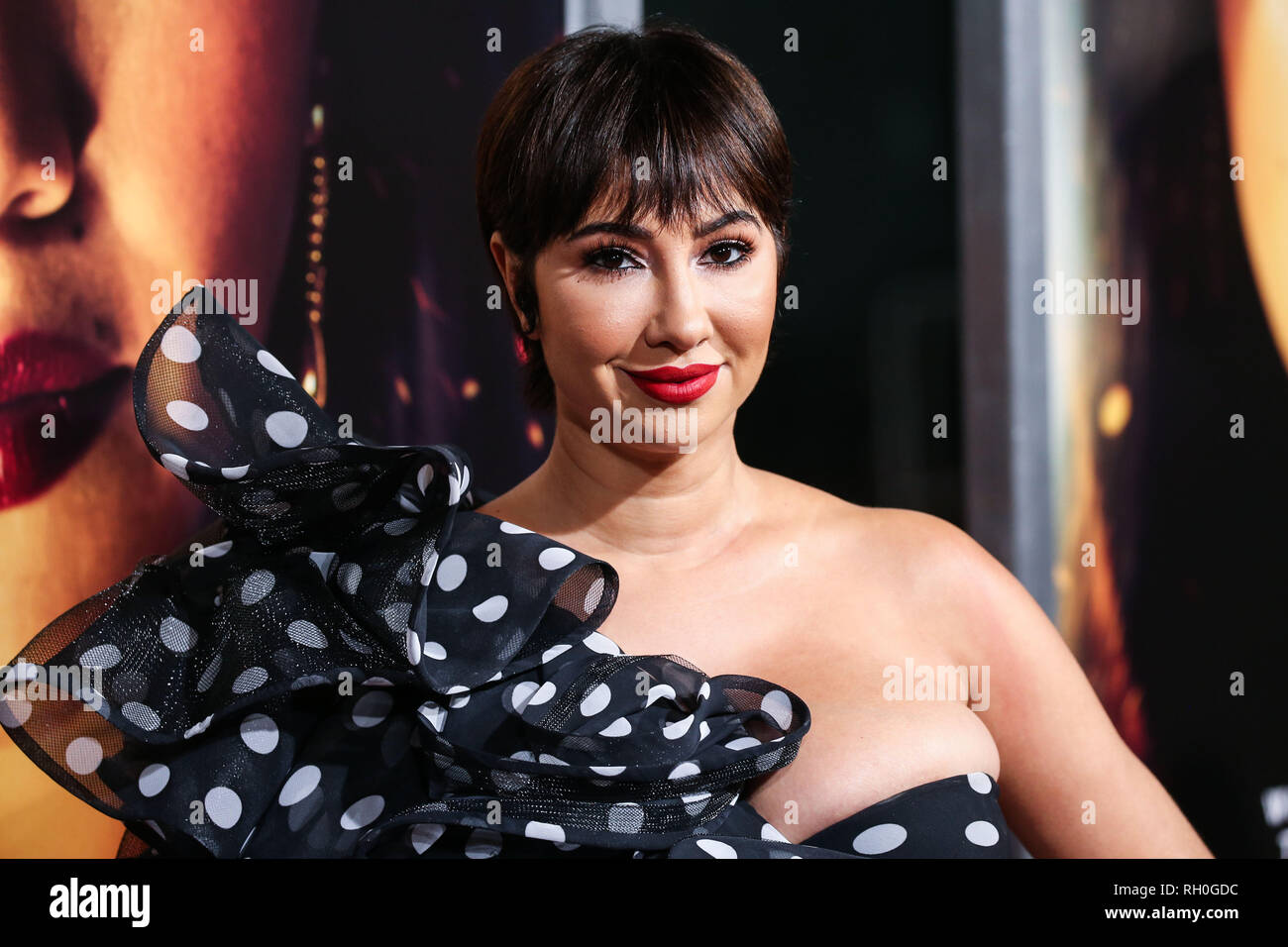 LOS ANGELES, CA, USA - JANUARY 30: Actress Jackie Cruz wearing Viktor