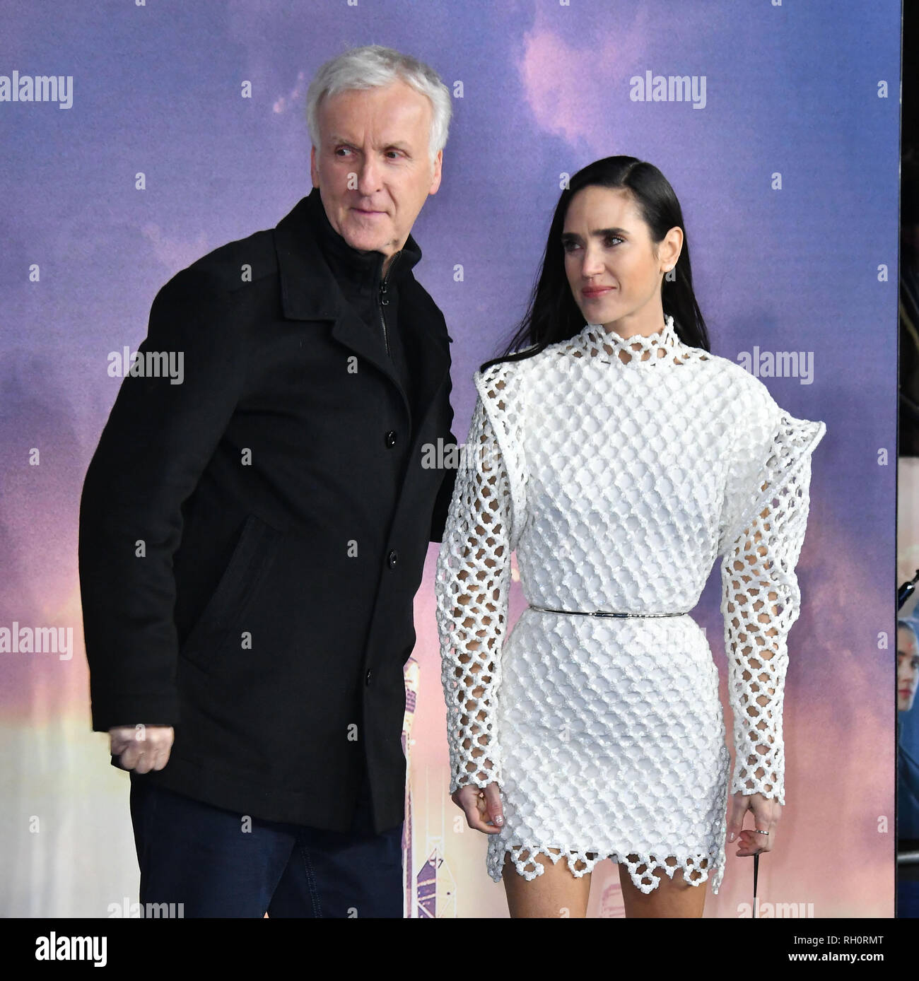 Jennifer Connelly attends the Alita: Battle Angel premiere at Odeon  Leicester Square in London, UK