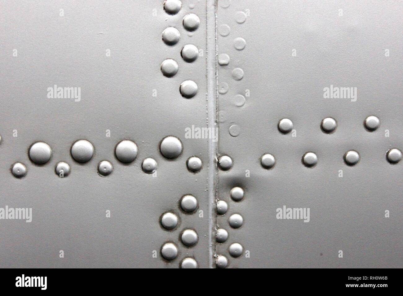 Riveted steel rivets metal background hi-res stock photography and ...