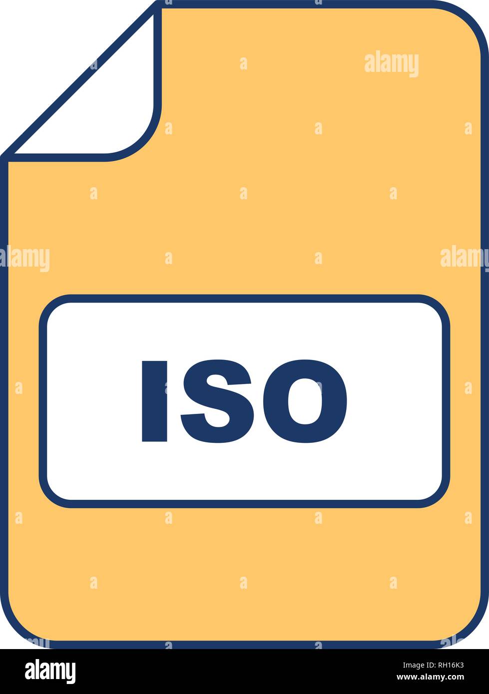 ISO Vector Icon Sign Icon Vector Illustration For Personal And Commercial Use... Clean Look Trendy Icon... Stock Vector