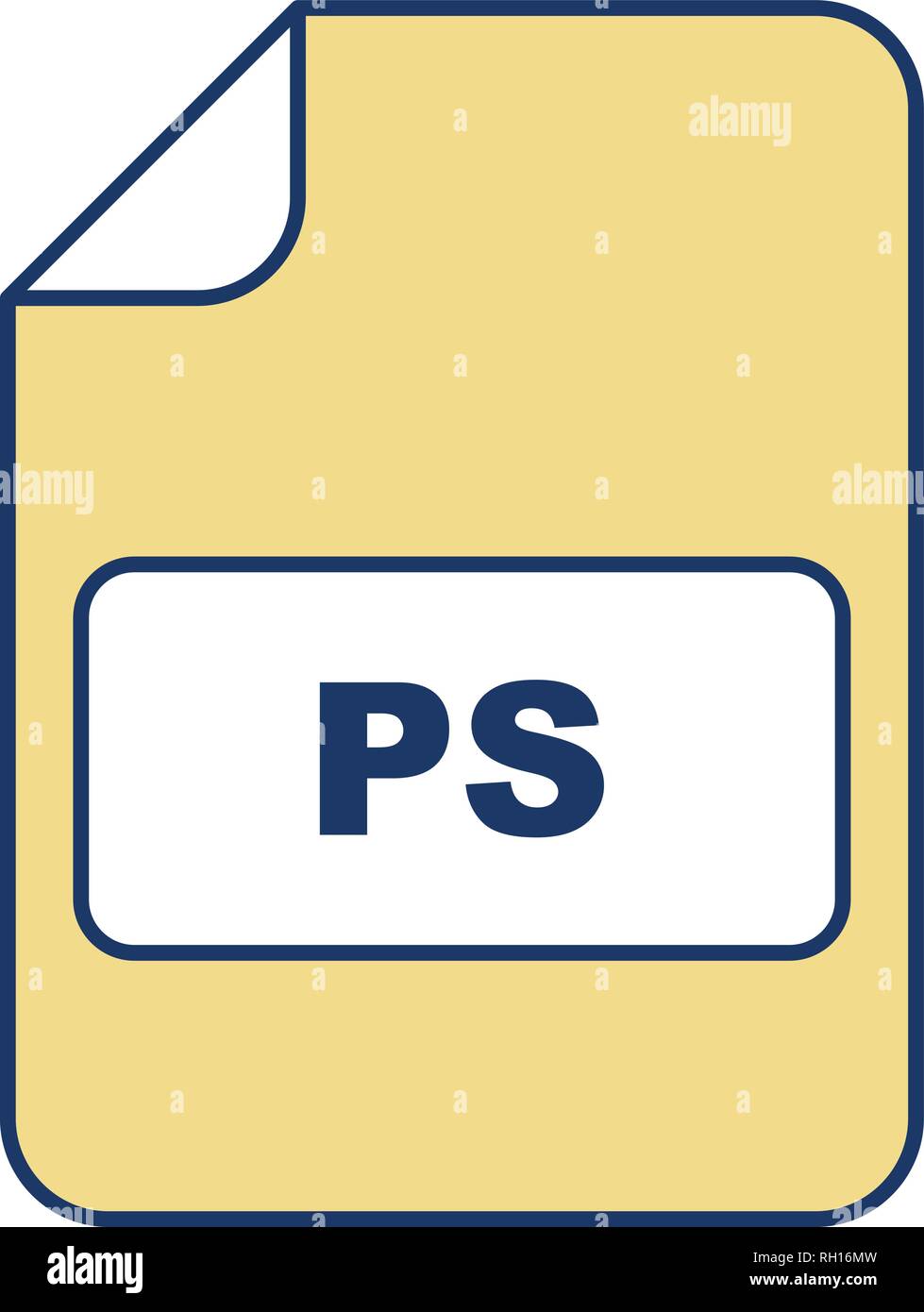 PS Vector Icon Sign Icon Vector Illustration For Personal And ...