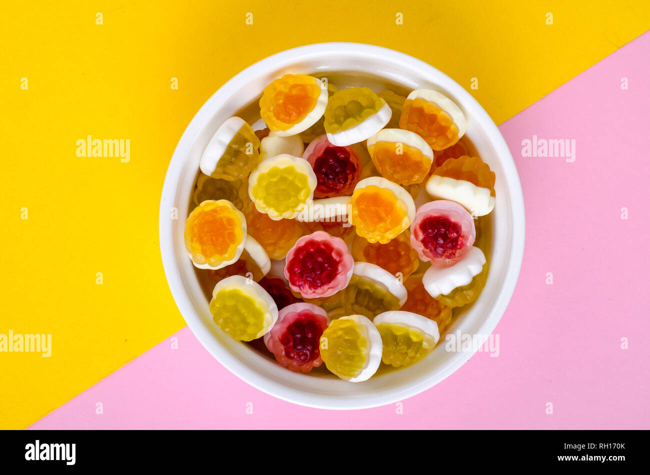 Colorful jelly bear candies set hi-res stock photography and images - Alamy