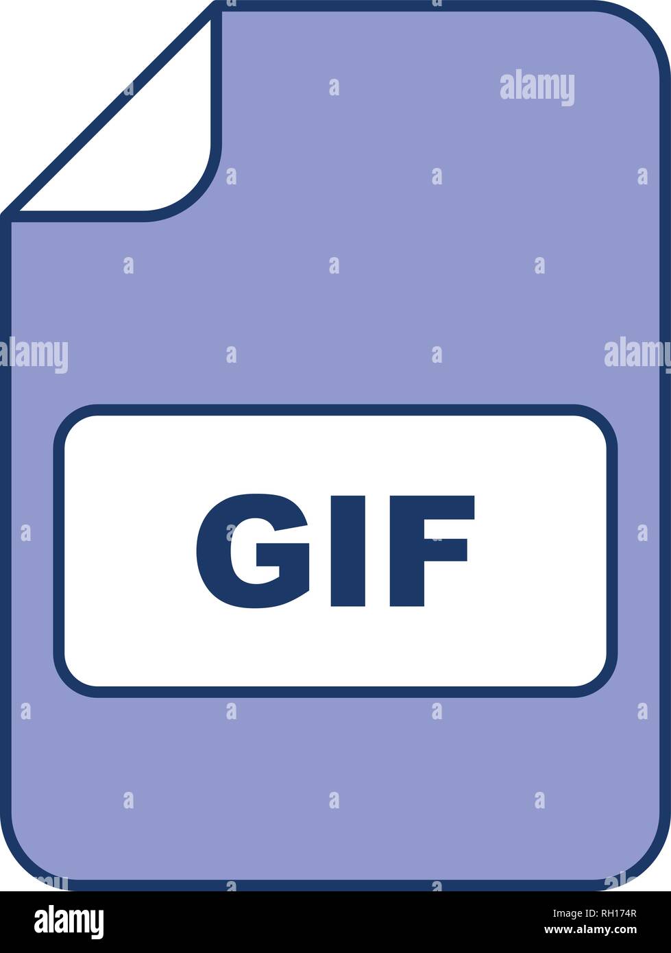 File Format Gif Document Extension File Format Vector SVG Icon - SVG Repo