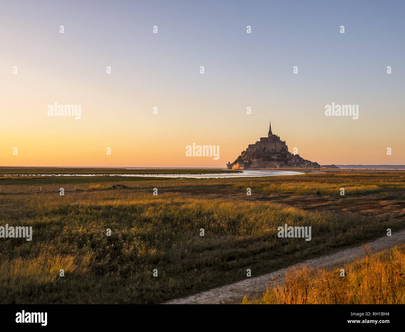 Mont Saint-Michel, Normandy, France, Europe Stock Photo