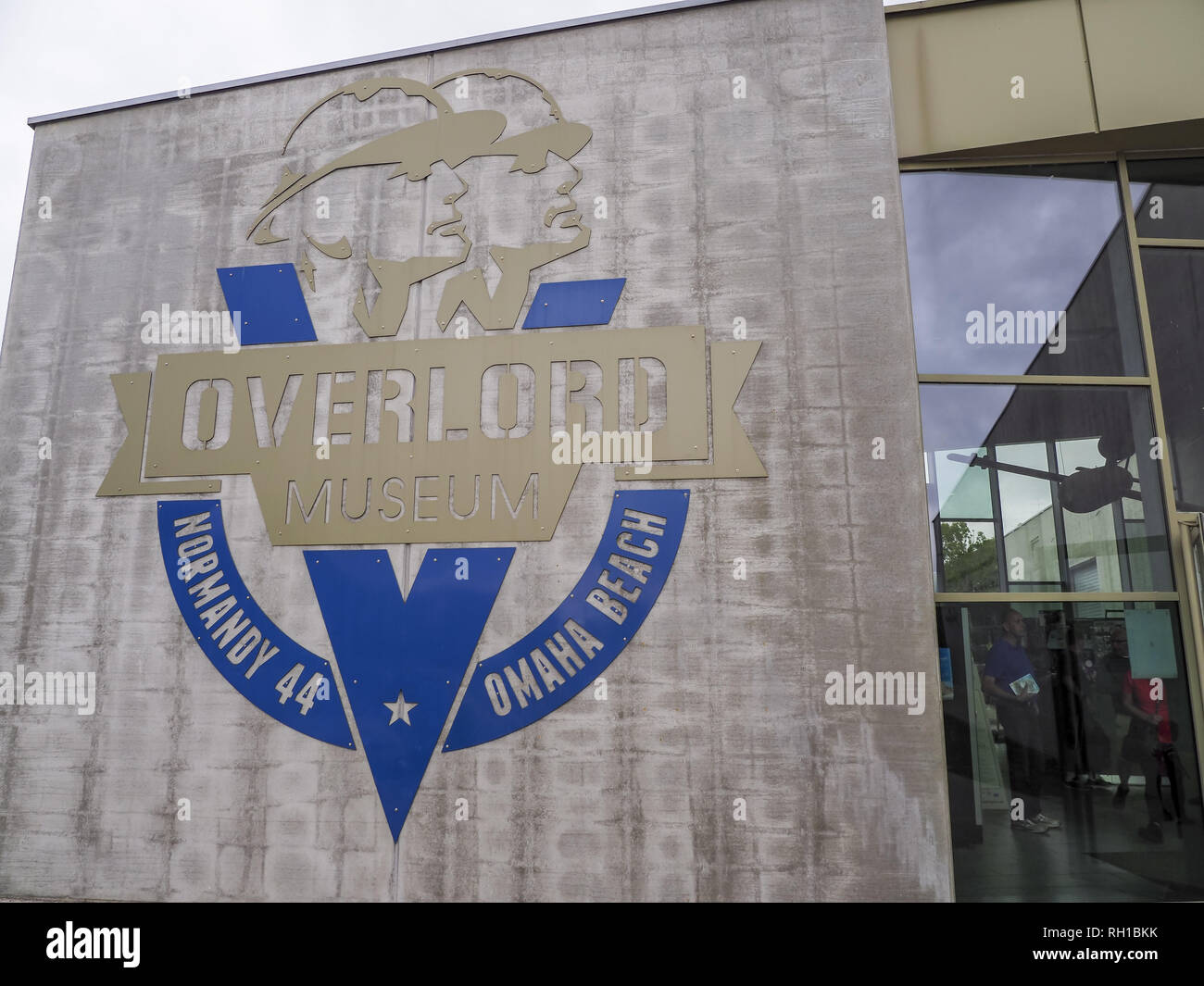 Overlord Museum, Colleville sur Mer, Calvados, Normandiy, France, Europe Stock Photo