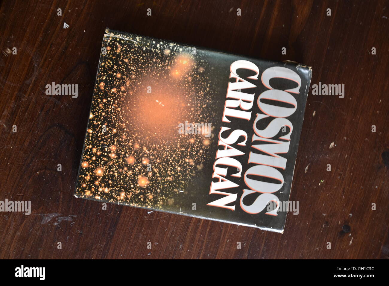 Cosmos Carl Sagan book Stock Photo